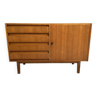 Sideboard 4 drawers 1 door 1960s