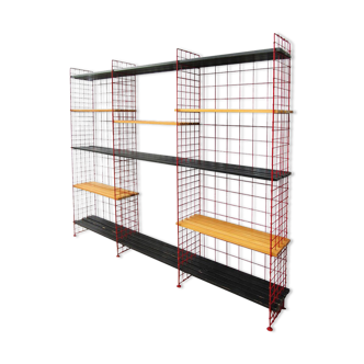 Dutch Modern De Stijl Modular Steel Shelves from Metz & Co. 1950s