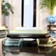 Modernist Art Deco lamps in opaline - 20th century lighting - Modern Design