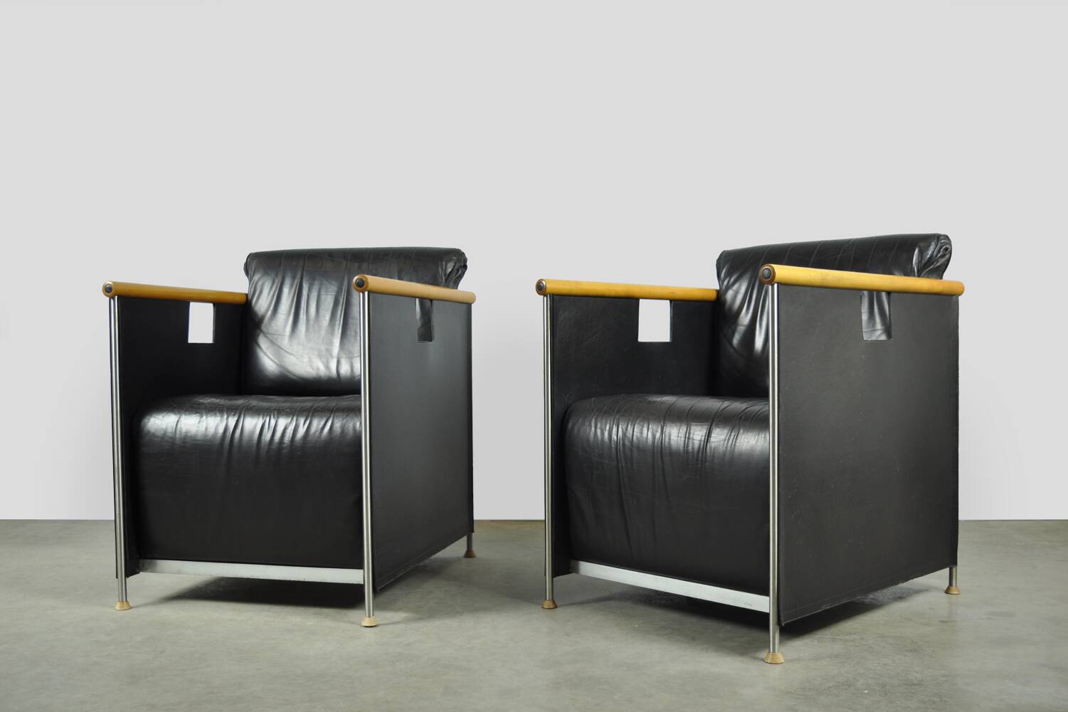 CASTELIJN / vintage easy chair “the box” / Mazairac & Boonzaaijer  / 1980s