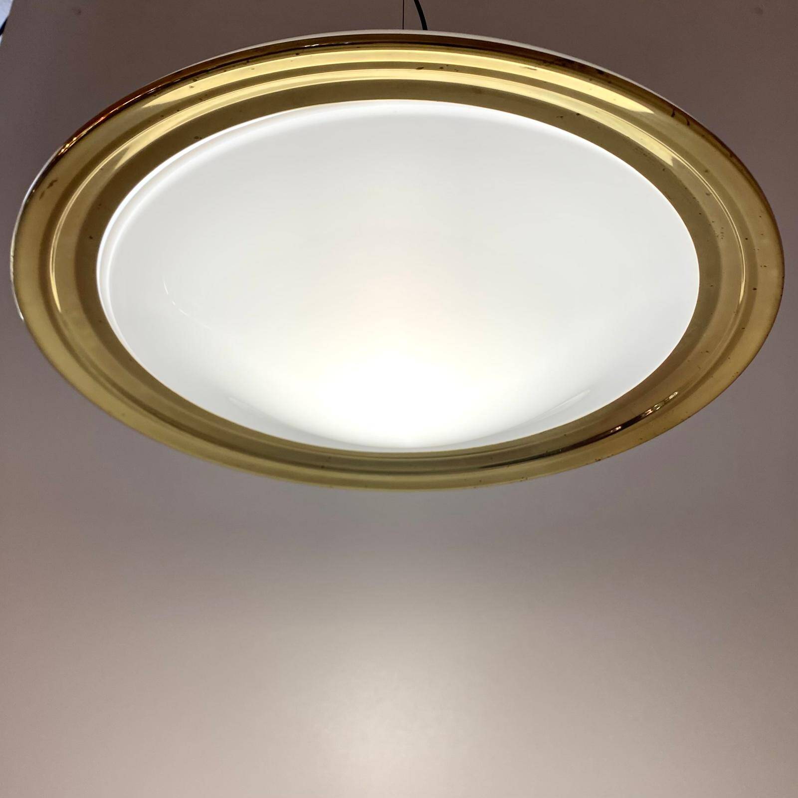 Space Age IGuzzini Pendant "Elpis" , Harvey Guzzini, Italy 1970s