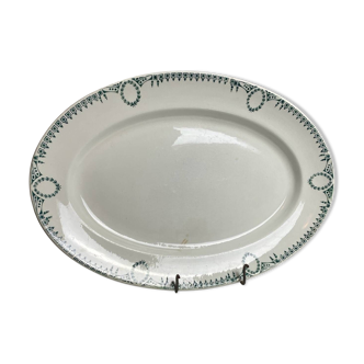 St Amand oval dish in old iron clay