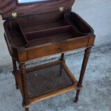Old dressing table worker empty pocket table in walnut