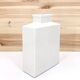 Vase minimaliste blanc Sgrafo Modern en porcelaine, années 60