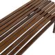 Slatted bench table wenge wood Martin Visser style 60's