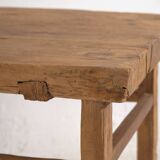 Antique square side table (c.1920) #9