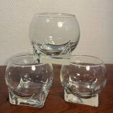 Designer ice cube glass