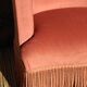 Fauteuil crapaud rose