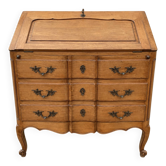Secrétaire scriban dos d’âne de style Louis XV