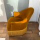 Velvet toad armchair