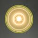 Big Green Mid-century Italian Brass and Glass Pendant Lamp