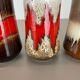 Set of three Vintage Pottery Fat Lava Vases Made by Scheurich, Germany, 1970s