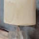 LALIQUE France Ariane 1970': Table lamp in satin-finished pressed molded glass