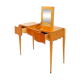 Dressing table with mirror, drop leaf and drawers - 20th century