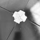 Black Plana folding table by Giancarlo Piretti for Anonima Caste
