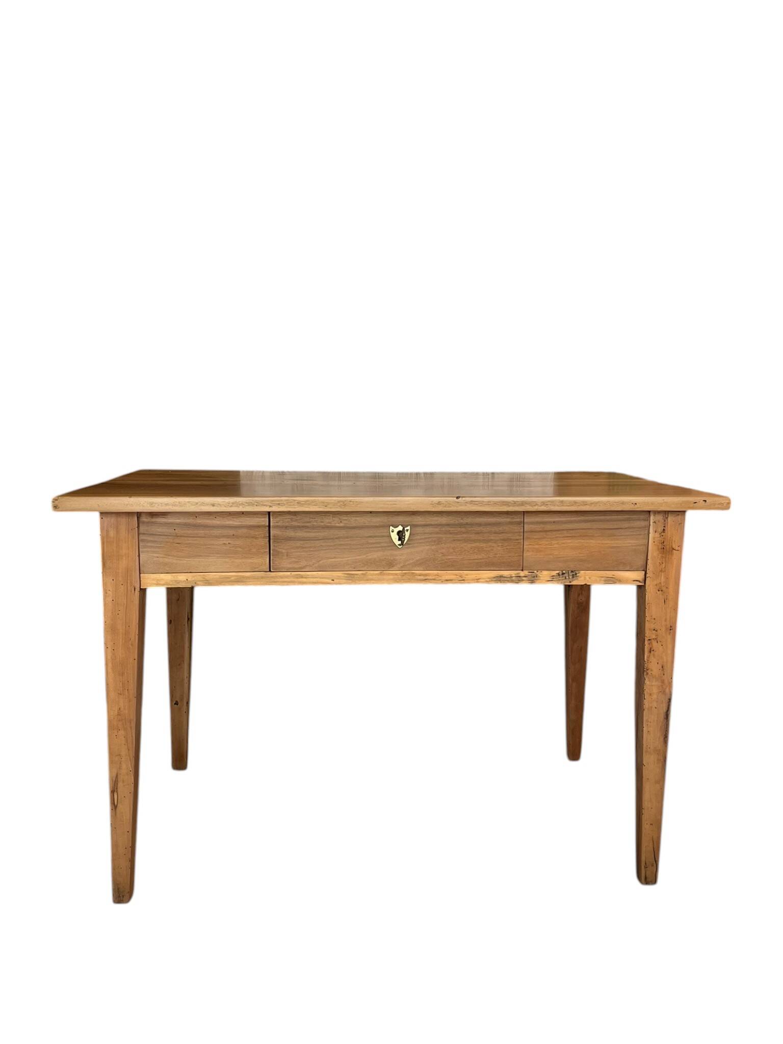 Nino desk, solid wood, drawer.