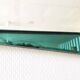 Emerald green geometric mirror – Italy, 1970s/1980s