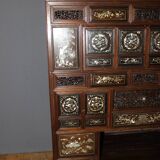 Indochinese Cabinet with Mother-of-Pearl Inlay, late 19th century