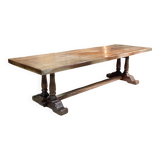 1950s oak monastery table