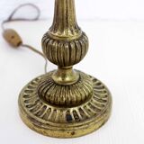 Art nouveau brass table lamp