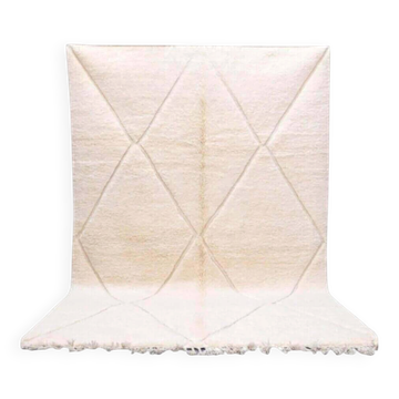 Tapis marocain blanc (200×300 cm)