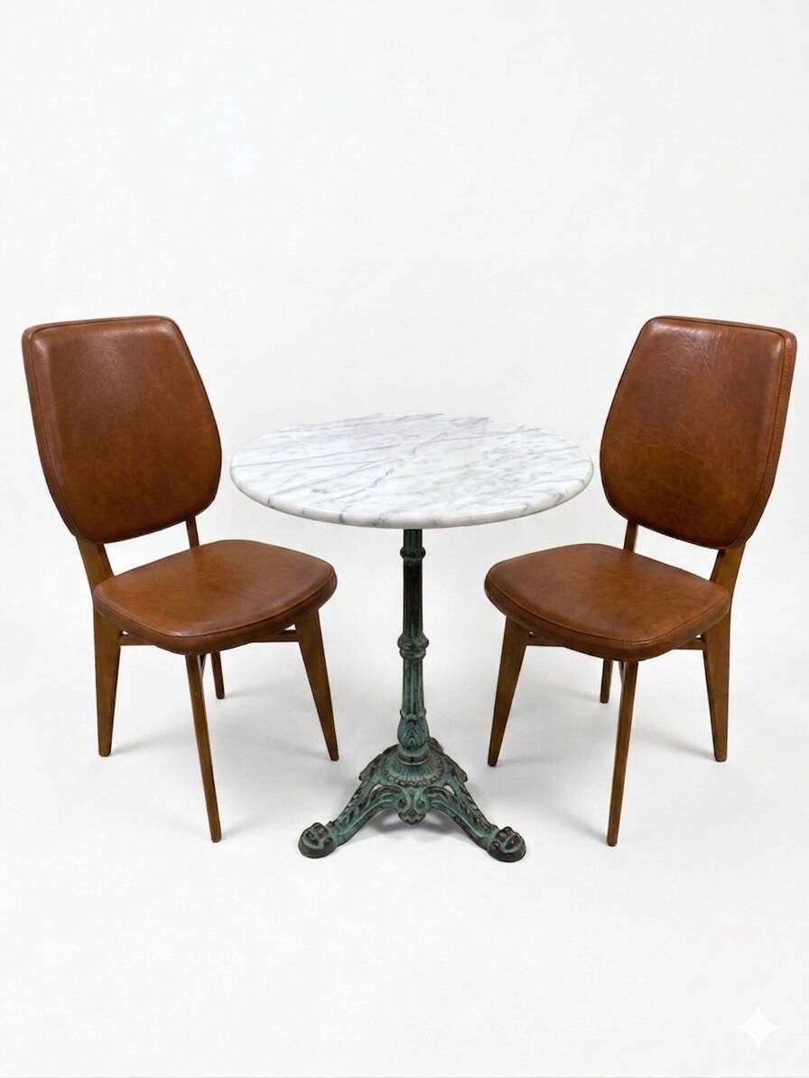 Paire de chaises vintage des années 60