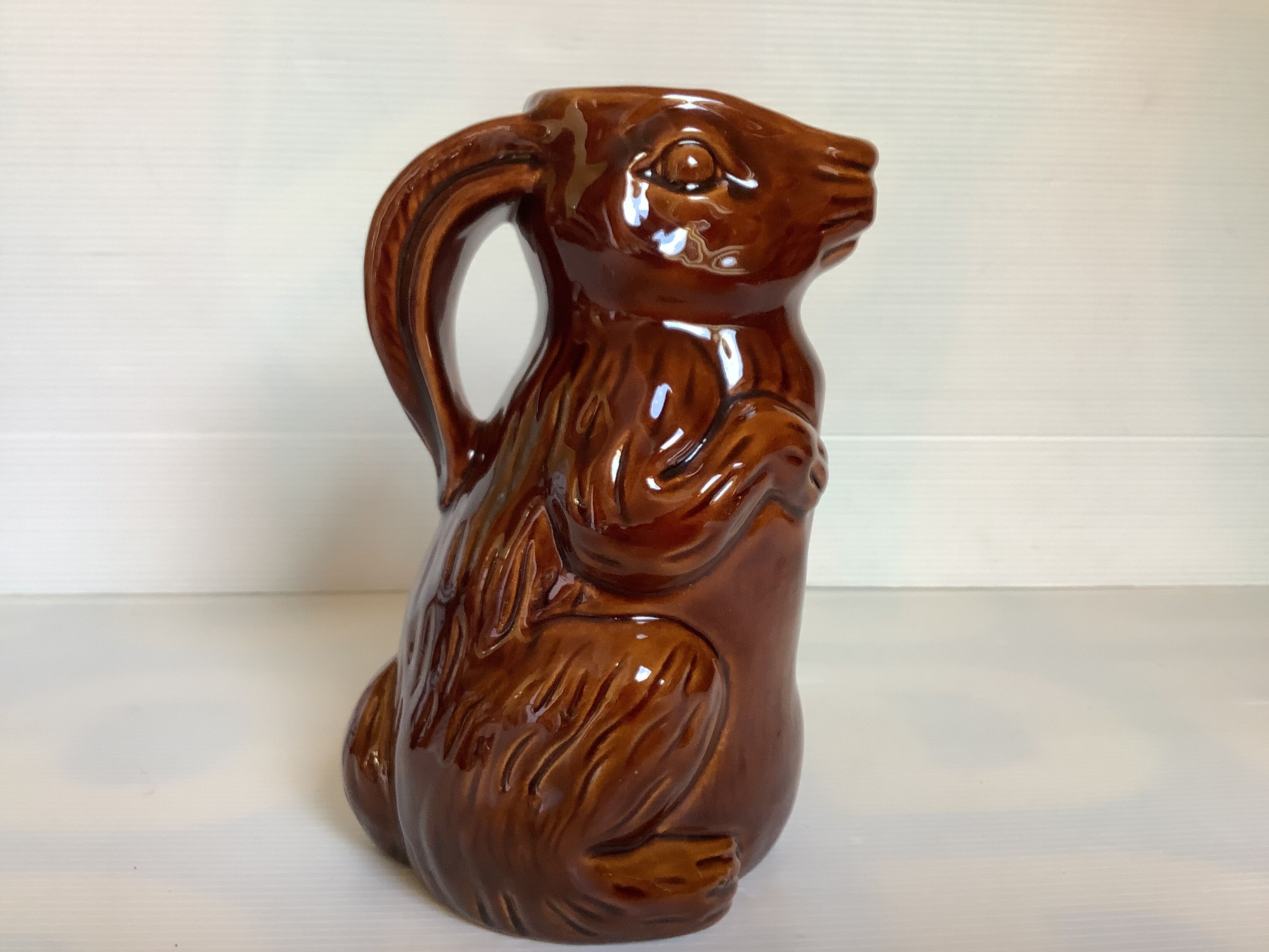 Zoomorphic pitcher in the shape of a rabbit