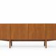 Scandinavian teak sideboard by Ib Kofod Larsen for Faarup Mobelfabrik.