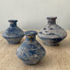 Trio of vintage ceramic vases