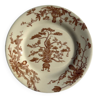 Old earthenware plate from Gien Yeddo