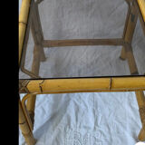 End of rattan sofa Selency x Monoprix Croisé Laroche