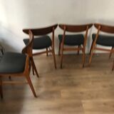 Série de 4 chaises scandinave