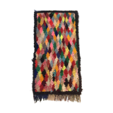 Moroccan Berber carpet boucherouite 185x97cm