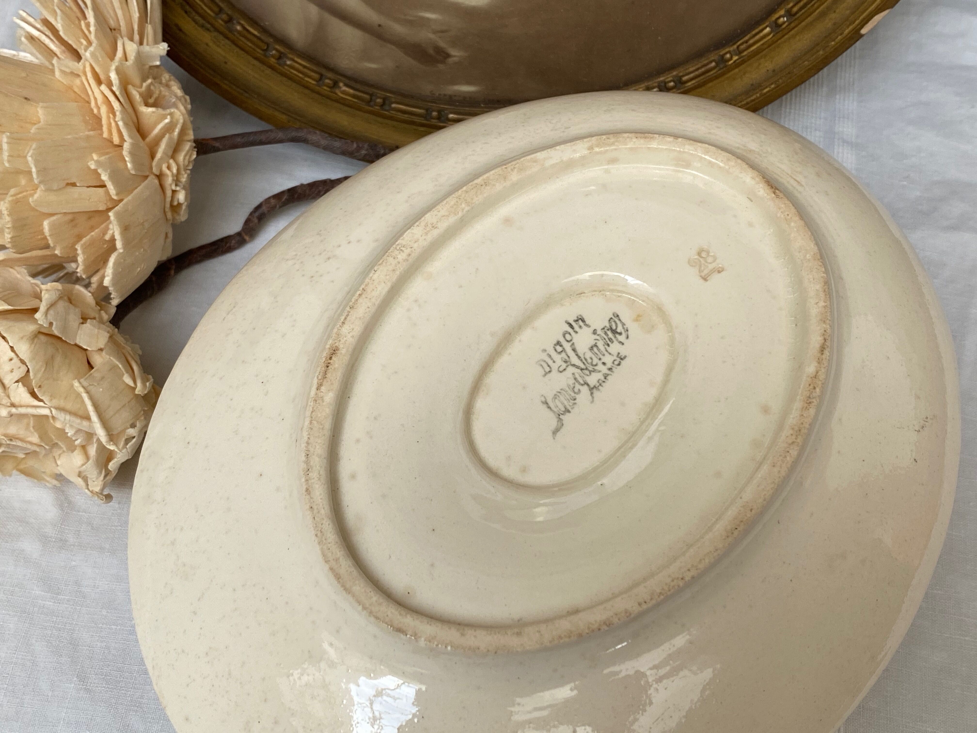 Sauceboat Digoin Sarreguemines