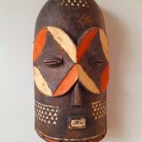 African mask carved from wood