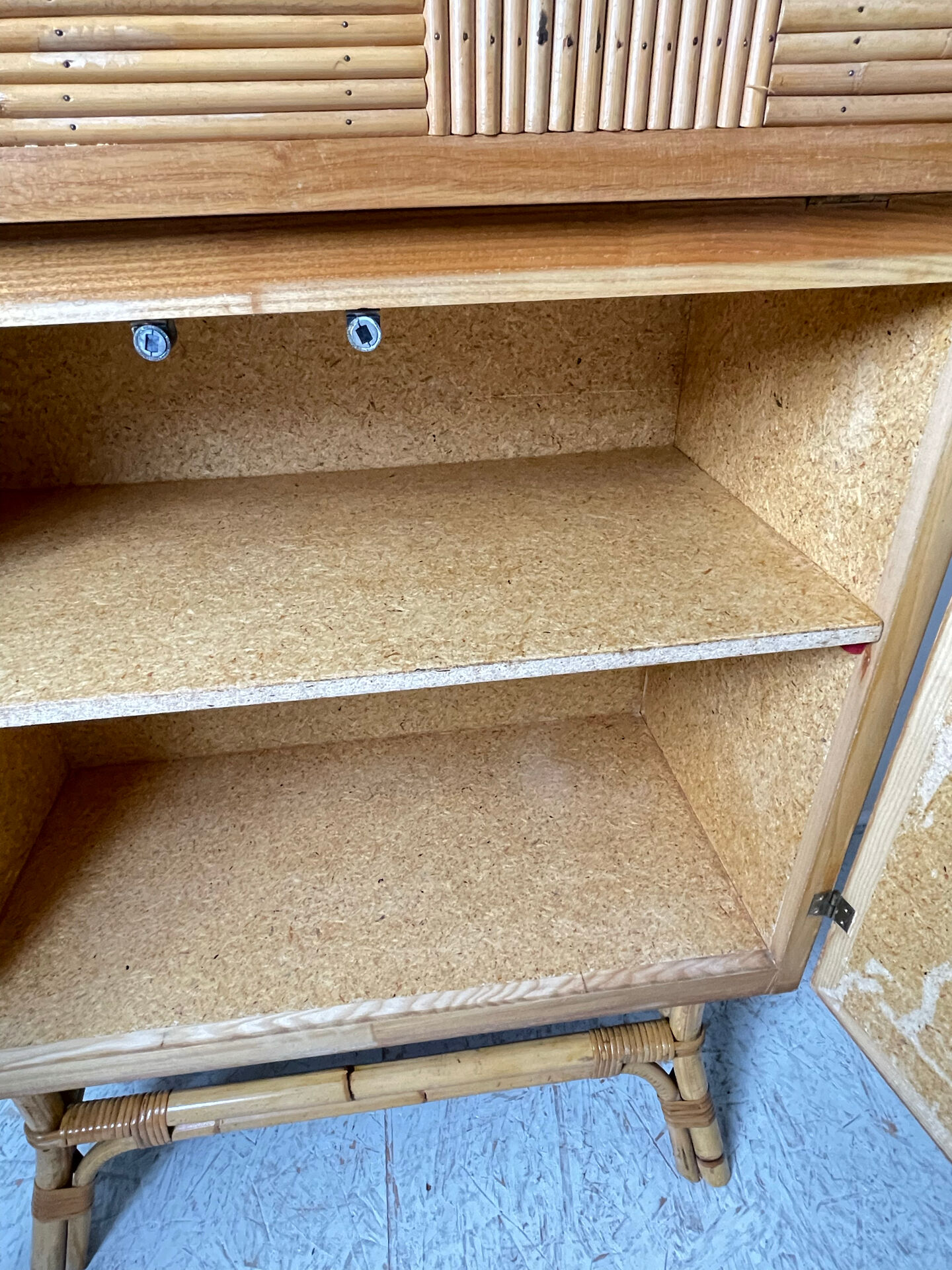 Rattan secretary from around 1950.