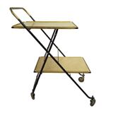 Desserte pliante vintage Soubrette circa 50
