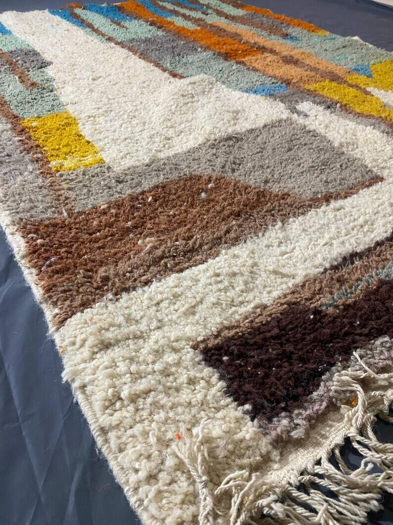 Beni Ourain rug in wool 150/250cm