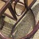 Rocking chair wood and canage seventies