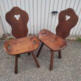 Pair of Brutalist Chairs