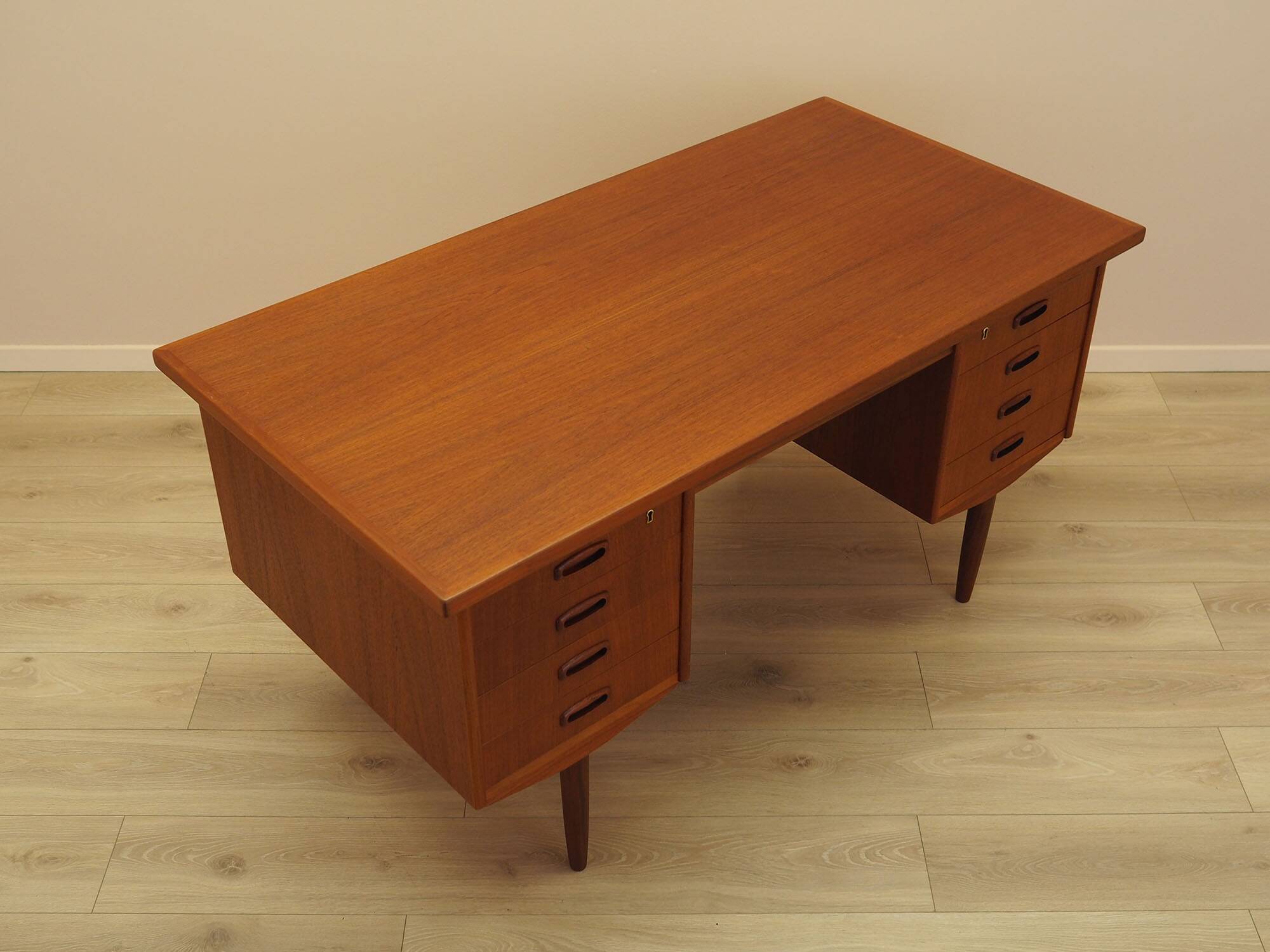 Teak desk, Danish design, 1970s, made in Denmark