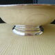 Fruit cup or centerpiece on silver metal shower pird Gadroon décor