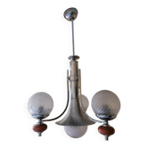 Lampe à trois lumières Space Age, années '70