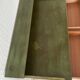 Wooden dressing table with olive green chair and floral patterns