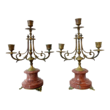 Pair of antique candlesticks