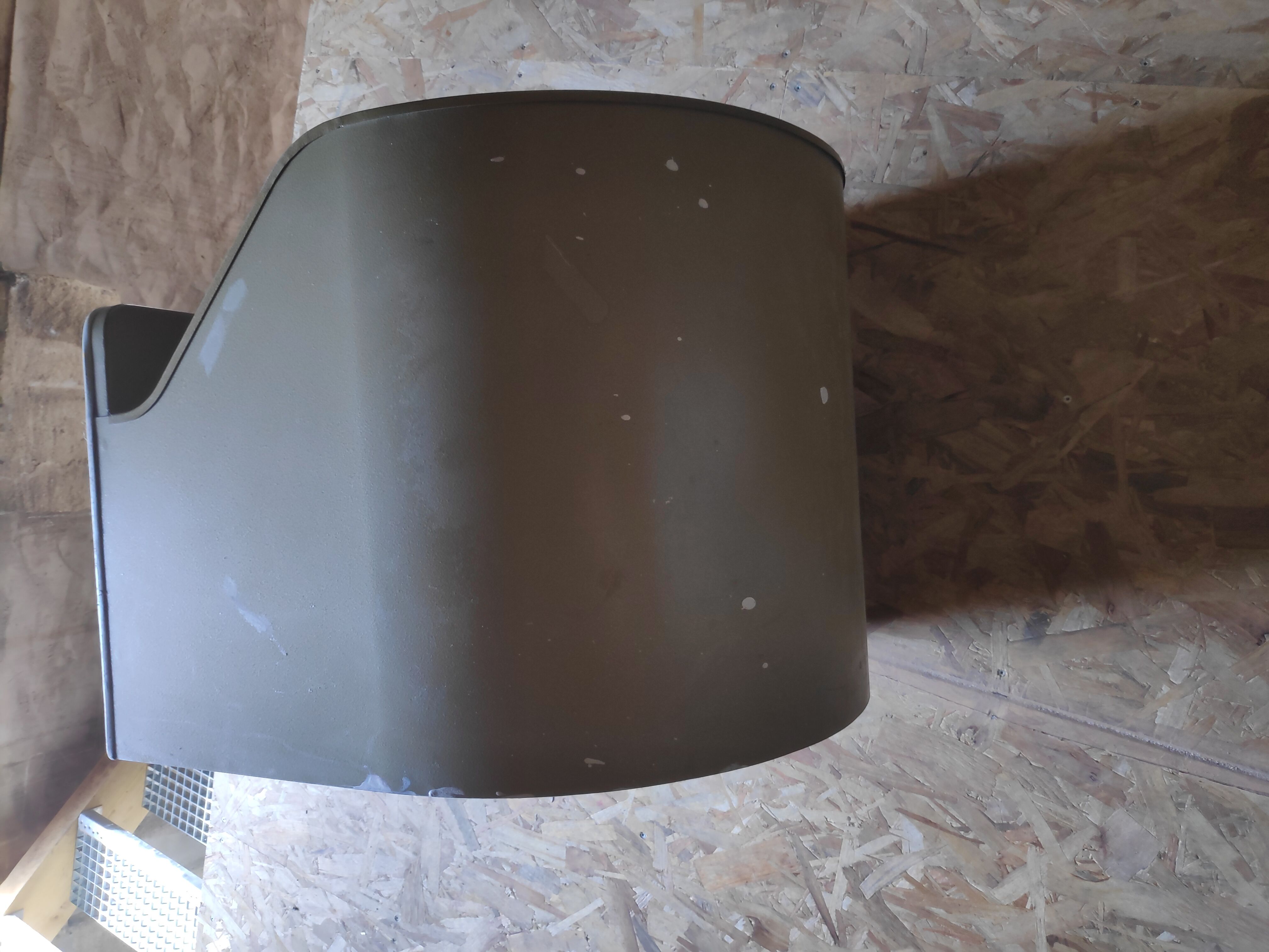 Vintage workshop wall phone booth