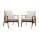 Paire de fauteuils Fox des années 1970