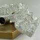 60s 70s lamp light wall lamp Kalmar Franken KG Ice Glass Design 60s