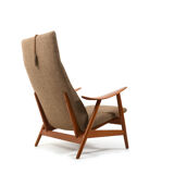 Mid Century Illum Wikkelsø Chaise longue en teck
