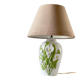Lampe italienne fleurs d'arum vintage